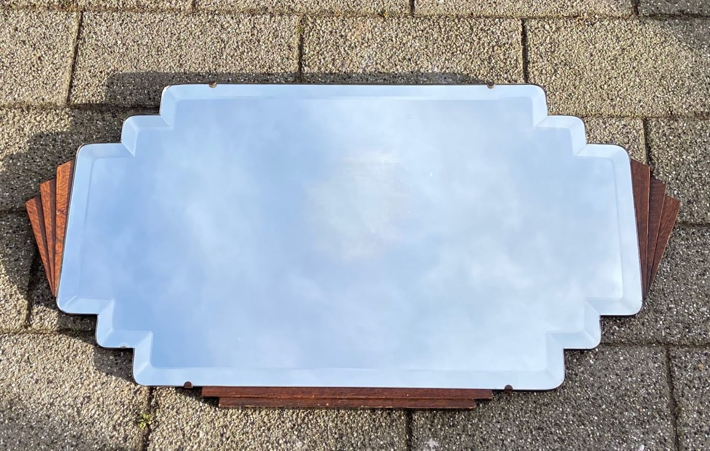 Art Deco Bevelled Edge Mirror - Lot 105
